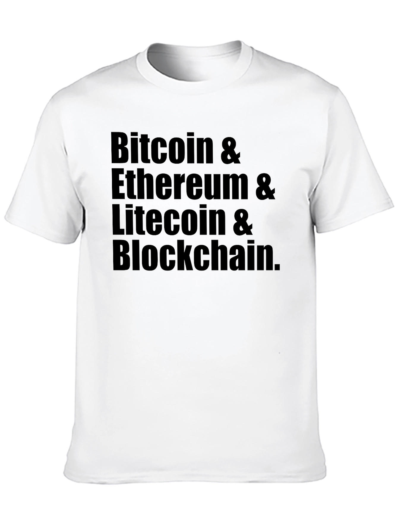 Bitcoin & Ethereum T-Shirt - Cryptocurrency Tee