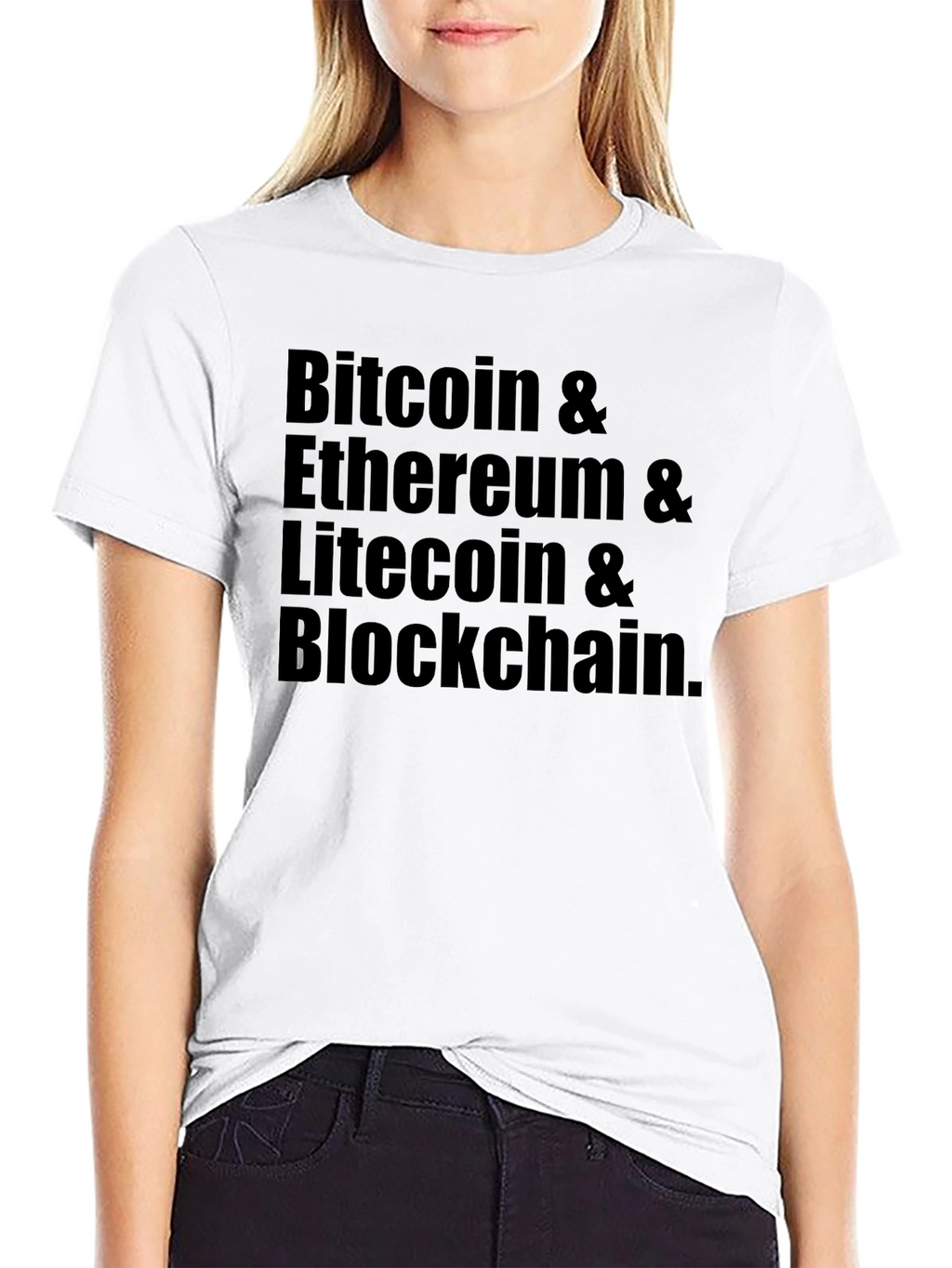 Bitcoin & Ethereum T-Shirt - Cryptocurrency Tee