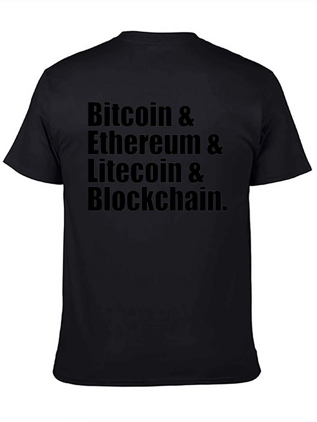 Bitcoin & Ethereum T-Shirt - Cryptocurrency Tee
