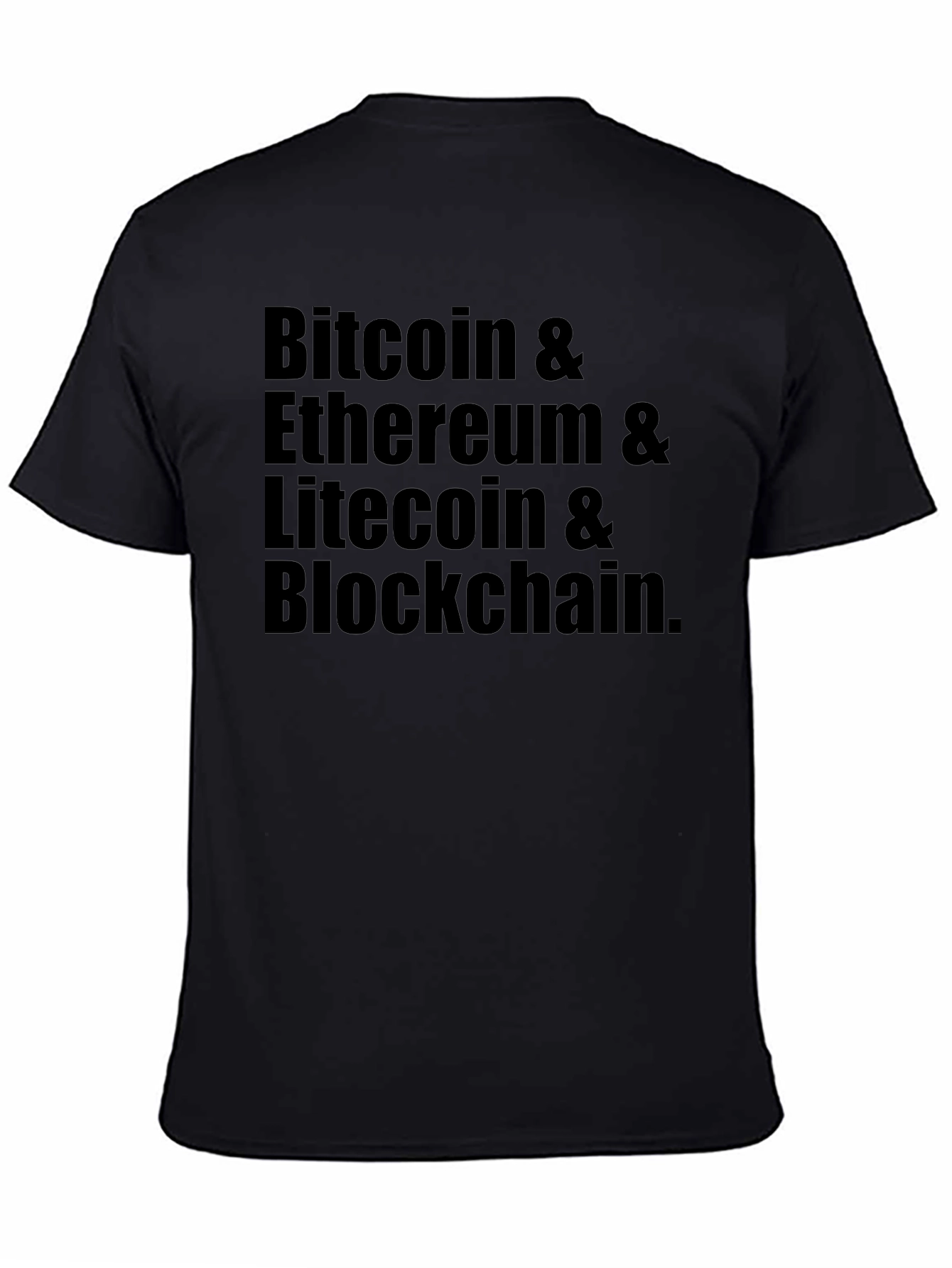 Bitcoin & Ethereum T-Shirt - Cryptocurrency Tee