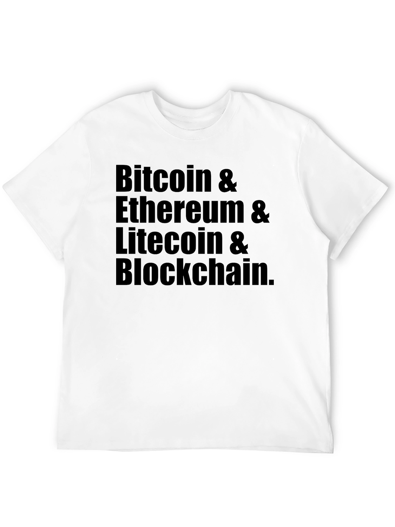 Bitcoin & Ethereum T-Shirt - Cryptocurrency Tee