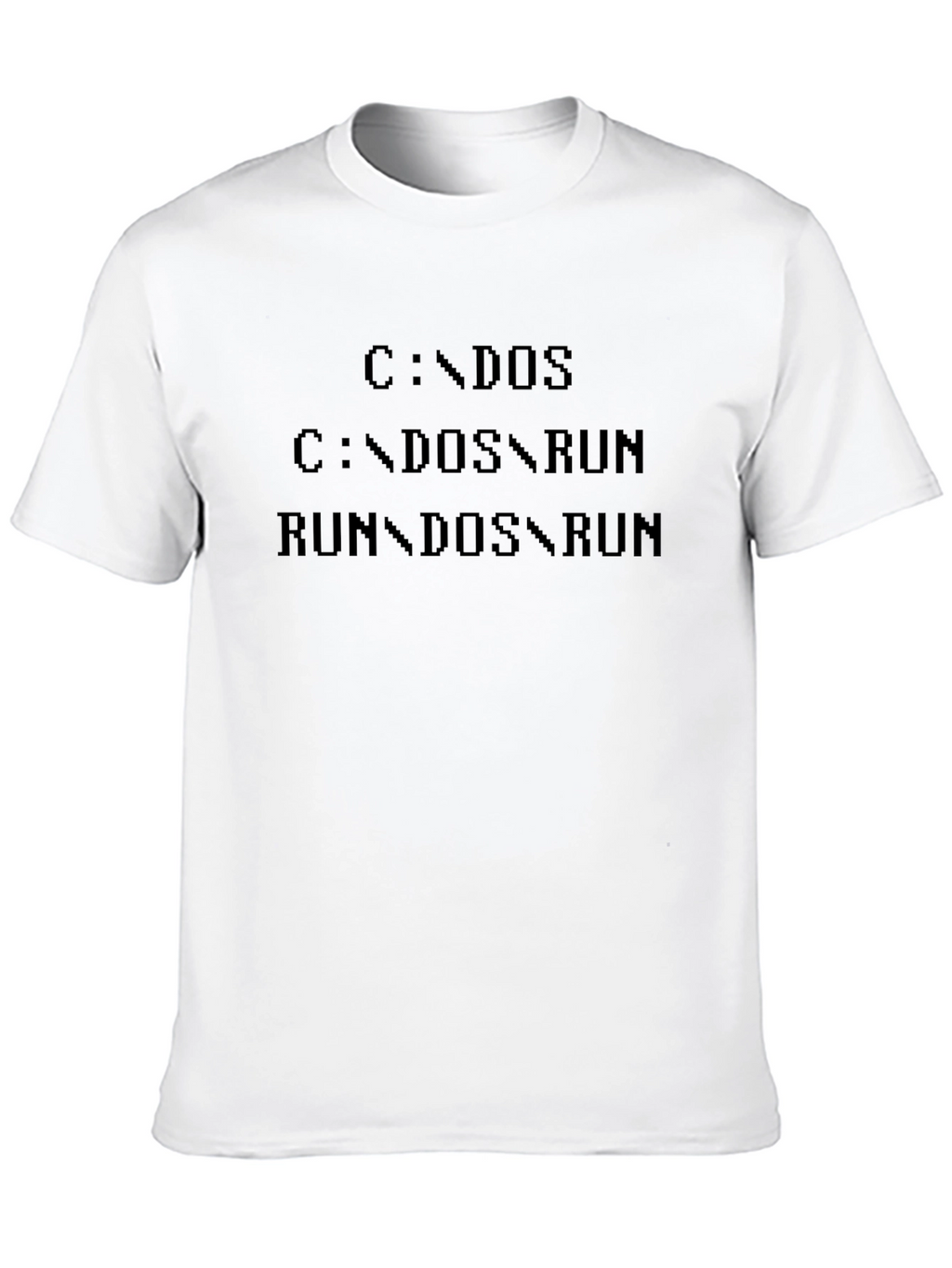 DOS Command Prompt T-Shirt - Retro Computer Geek Tee