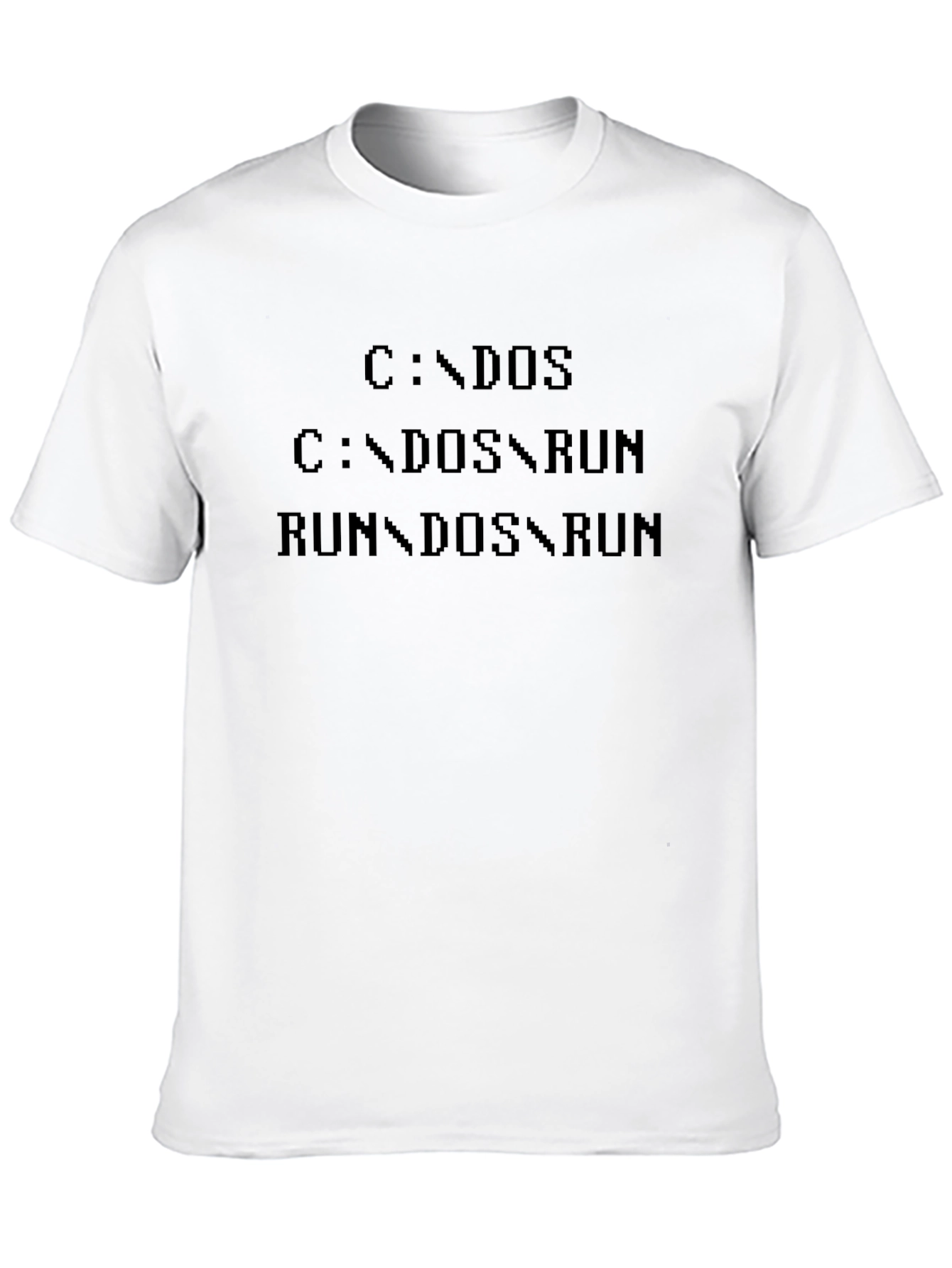 DOS Command Prompt T-Shirt - Retro Computer Geek Tee