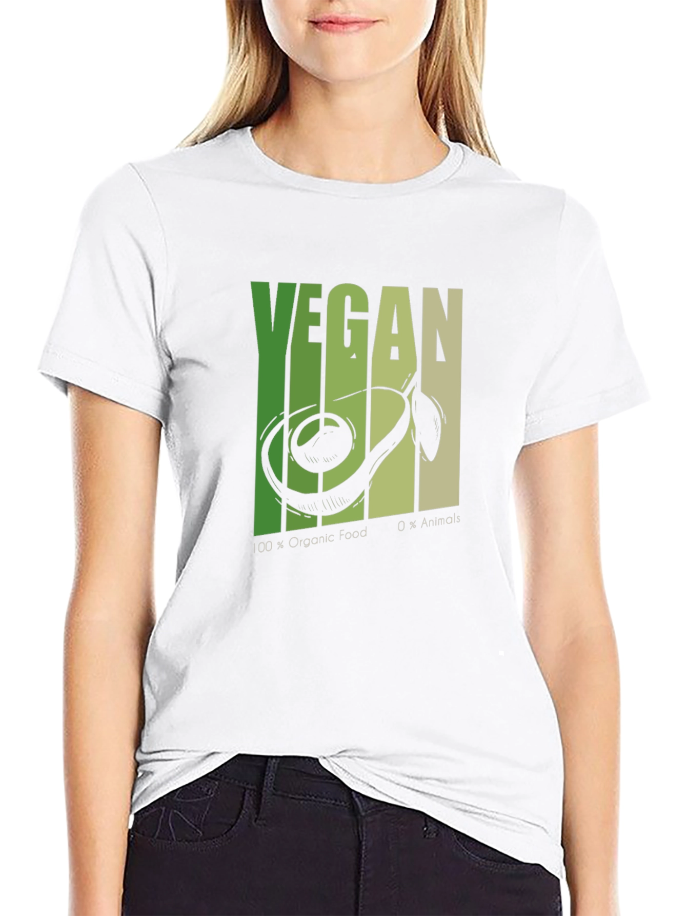 Vegan Avocado Graphic T-Shirt