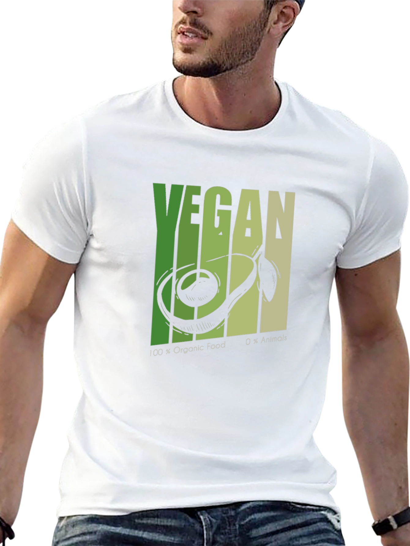 Vegan Avocado Graphic T-Shirt
