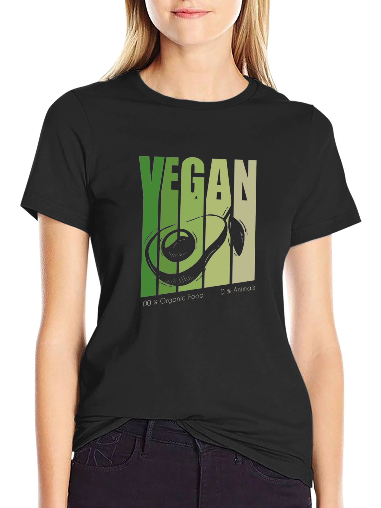 Vegan Avocado Graphic T-Shirt