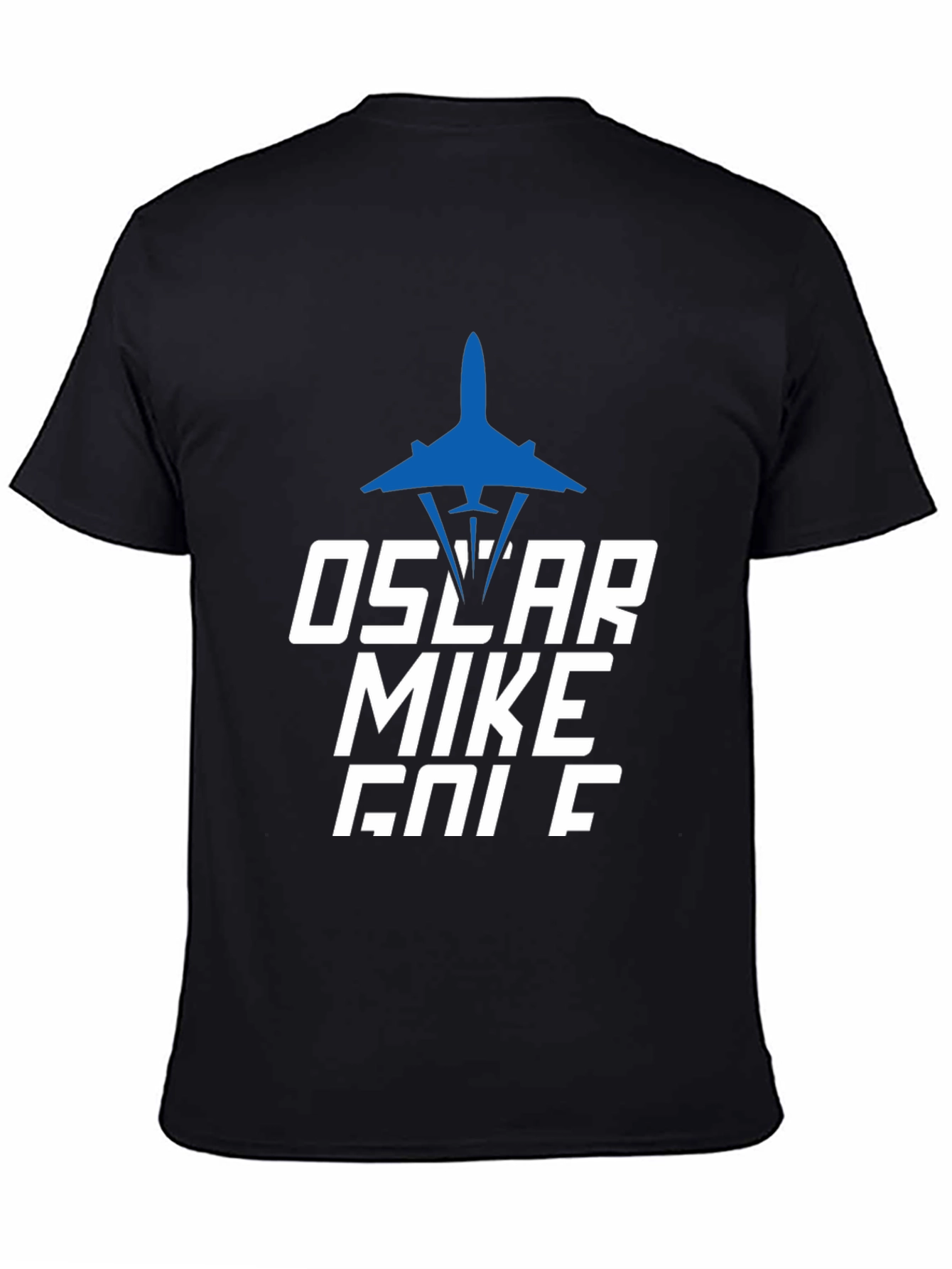 Oscar Mike Golf Graphic T-Shirt - Pilot Design