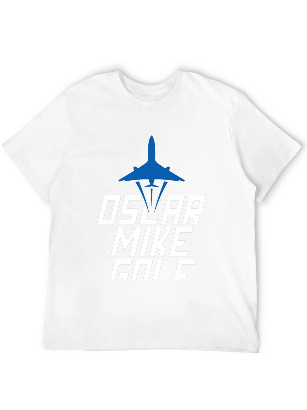 Oscar Mike Golf Graphic T-Shirt - Pilot Design