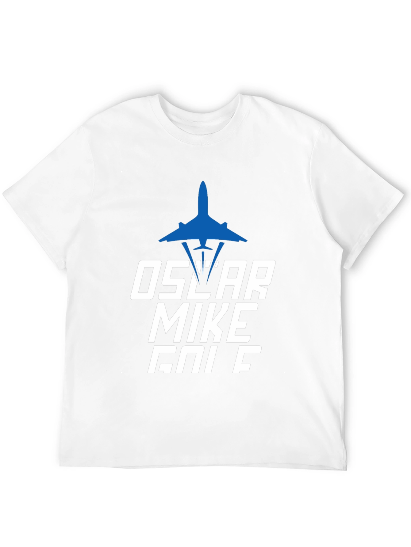Oscar Mike Golf Graphic T-Shirt - Pilot Design