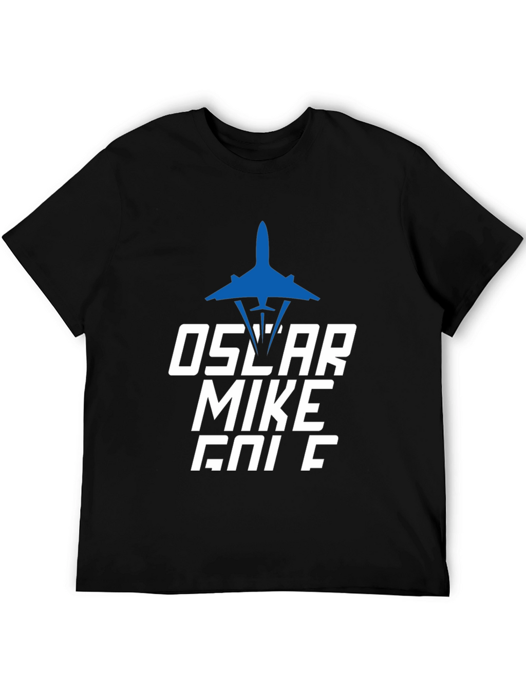 Oscar Mike Golf Graphic T-Shirt - Pilot Design