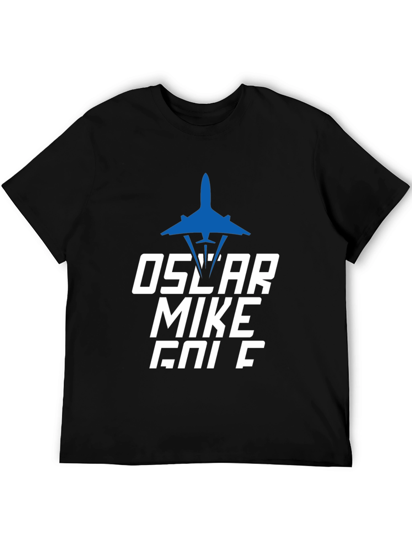 Oscar Mike Golf Graphic T-Shirt - Pilot Design