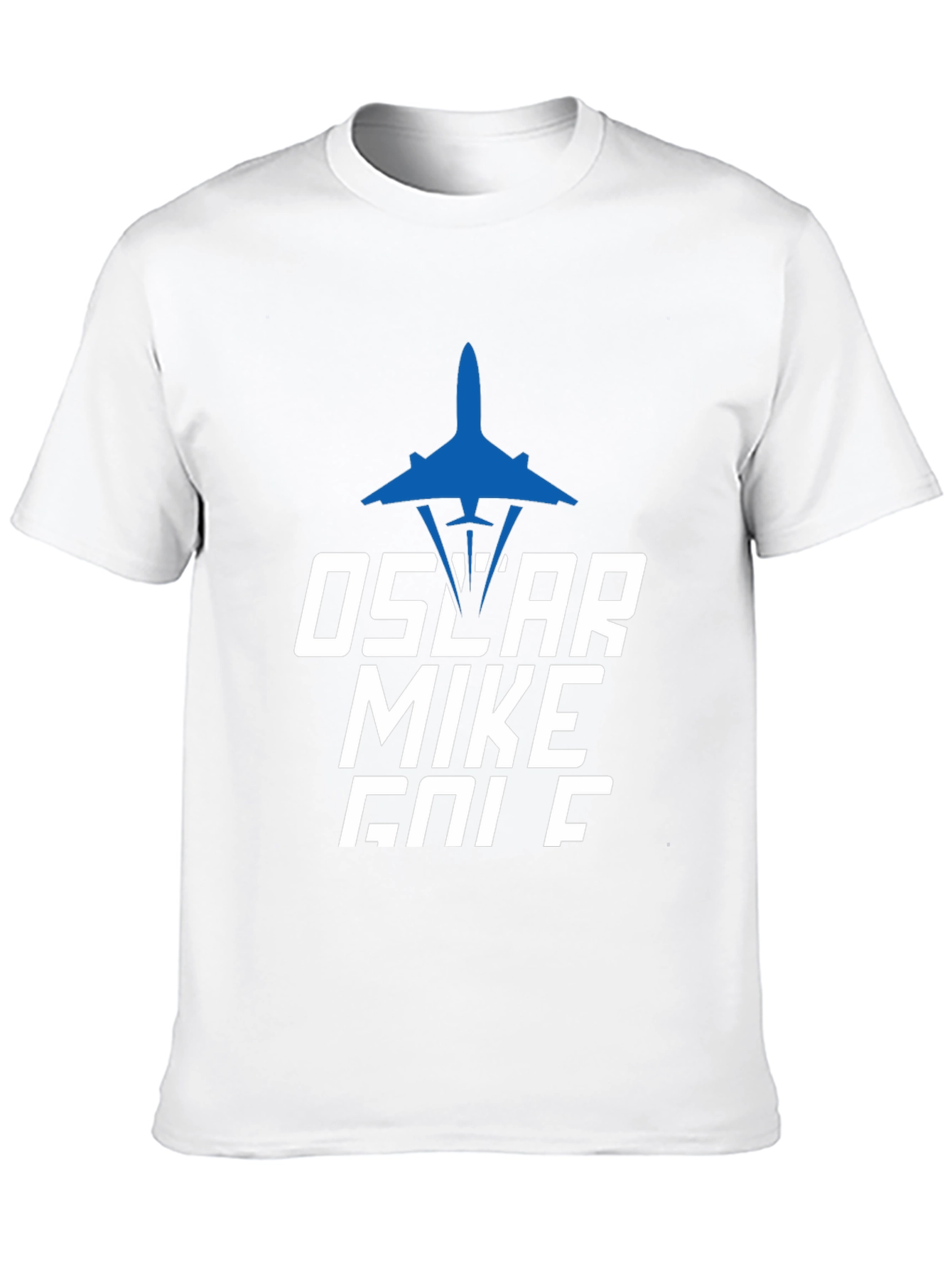 Oscar Mike Golf Graphic T-Shirt - Pilot Design