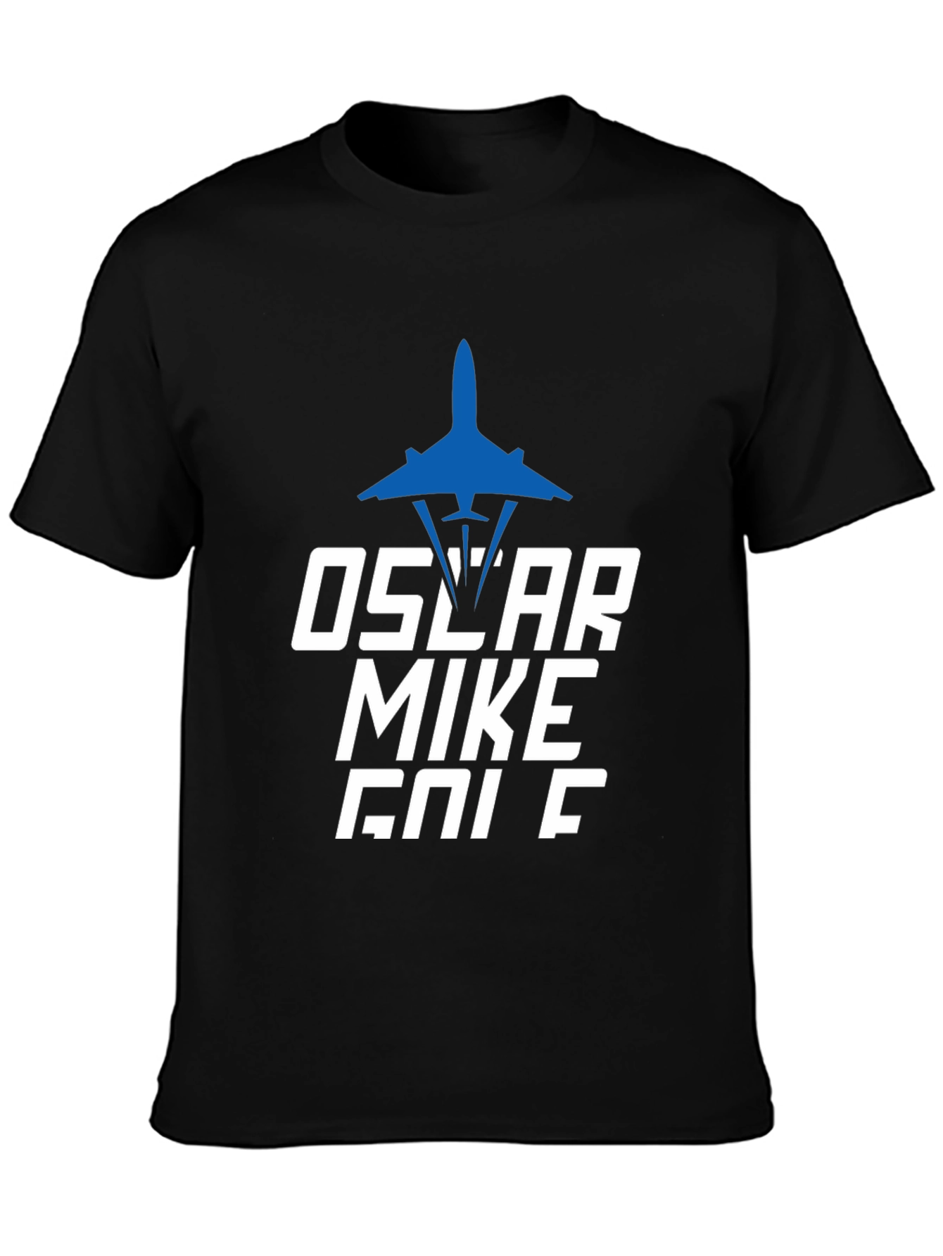 Oscar Mike Golf Graphic T-Shirt - Pilot Design