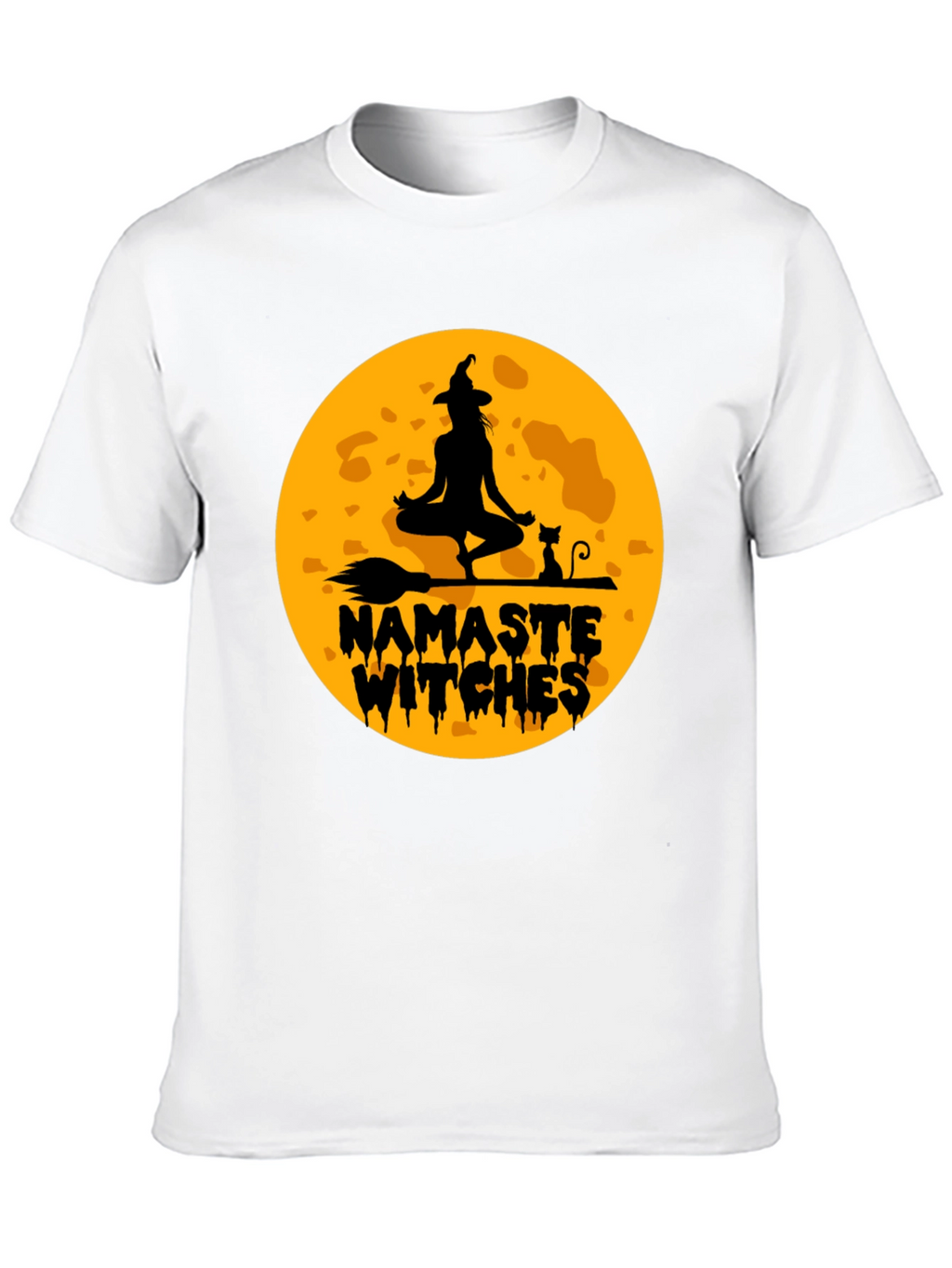 Namaste Witches Graphic T-Shirt - Halloween Yoga