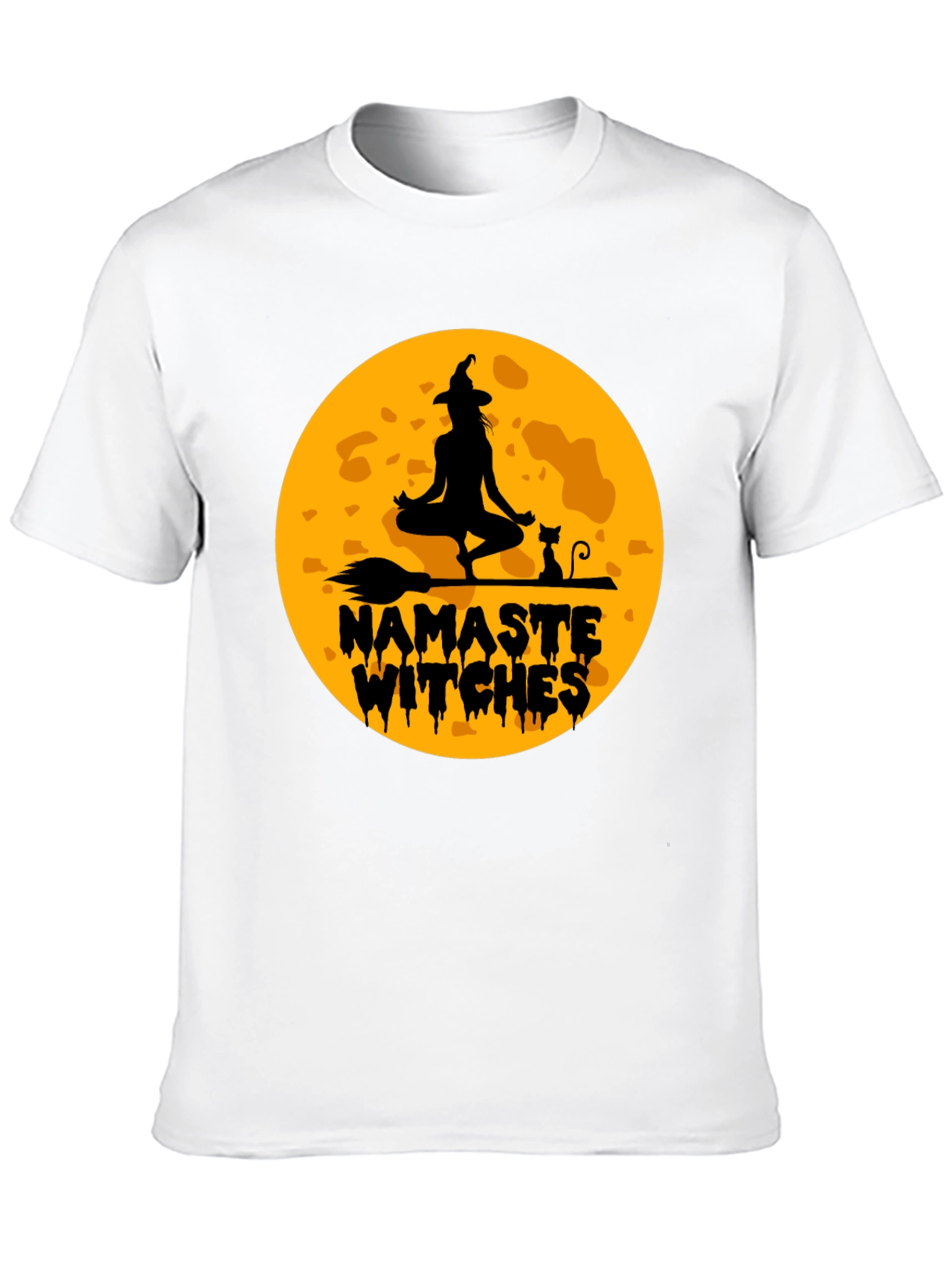 Namaste Witches Graphic T-Shirt - Halloween Yoga