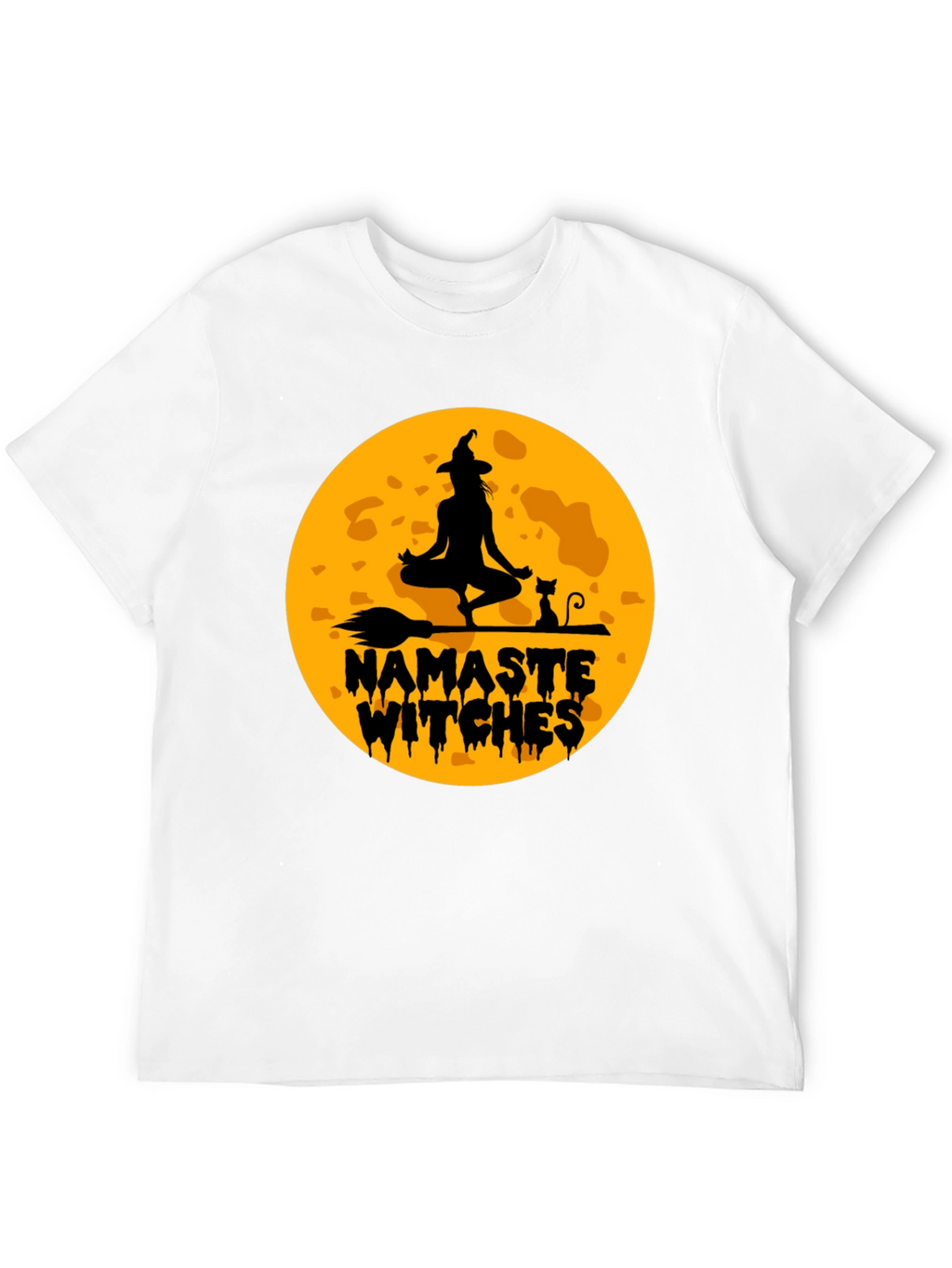 Namaste Witches Graphic T-Shirt - Halloween Yoga