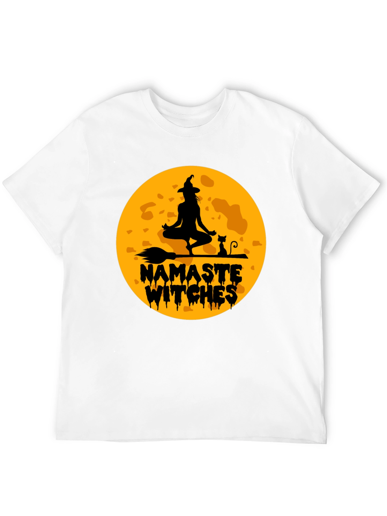 Namaste Witches Graphic T-Shirt - Halloween Yoga
