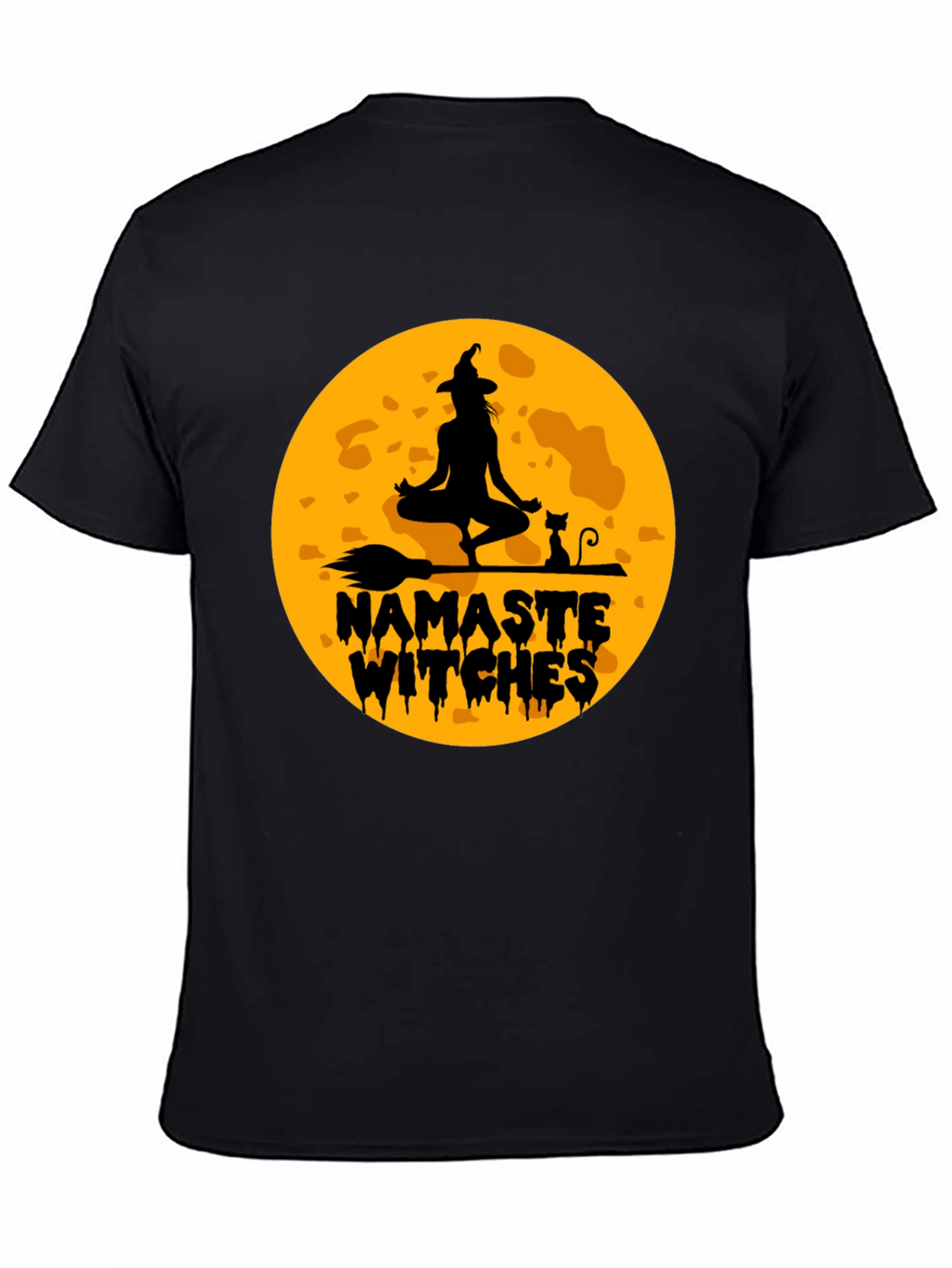 Namaste Witches Graphic T-Shirt - Halloween Yoga