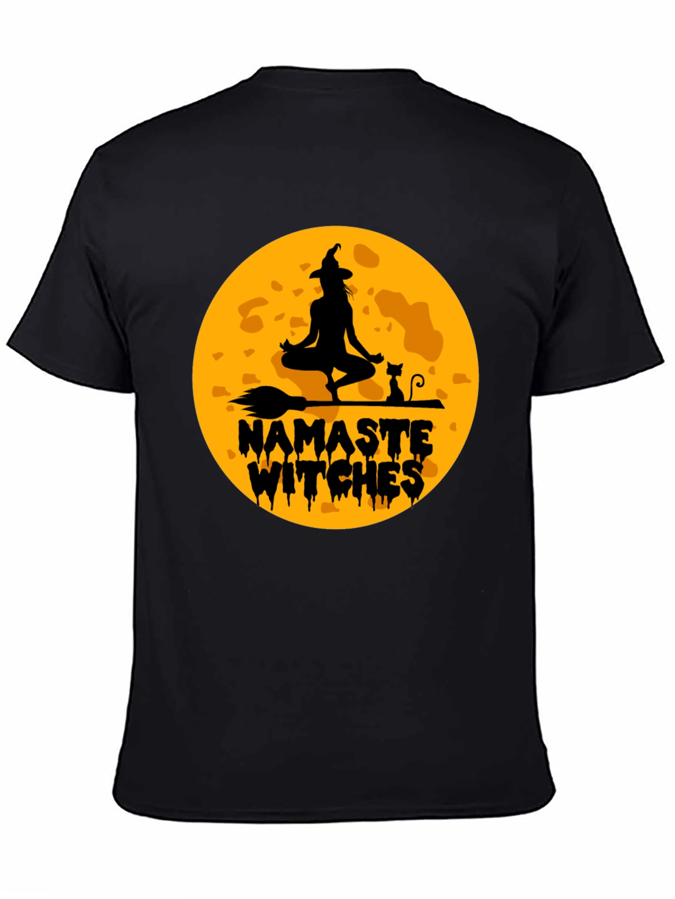 Namaste Witches Graphic T-Shirt - Halloween Yoga