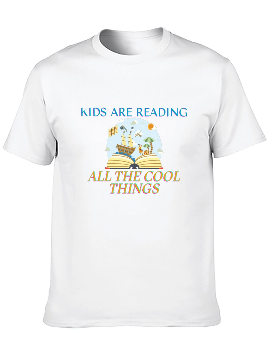 Kids Are Reading Cool Things Graphic T-Shirt
