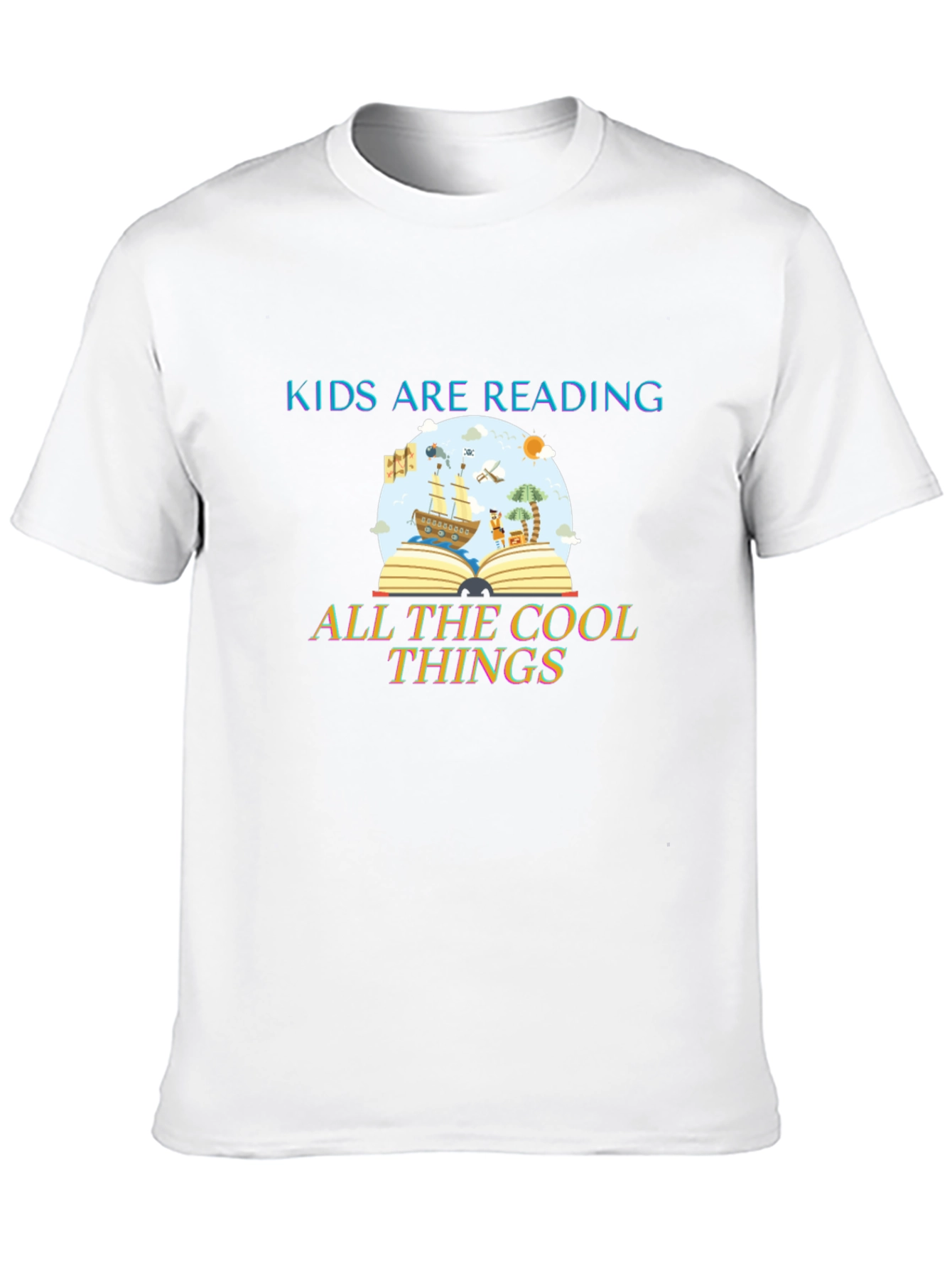 Kids Are Reading Cool Things Graphic T-Shirt
