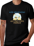 Kids Are Reading Cool Things Graphic T-Shirt