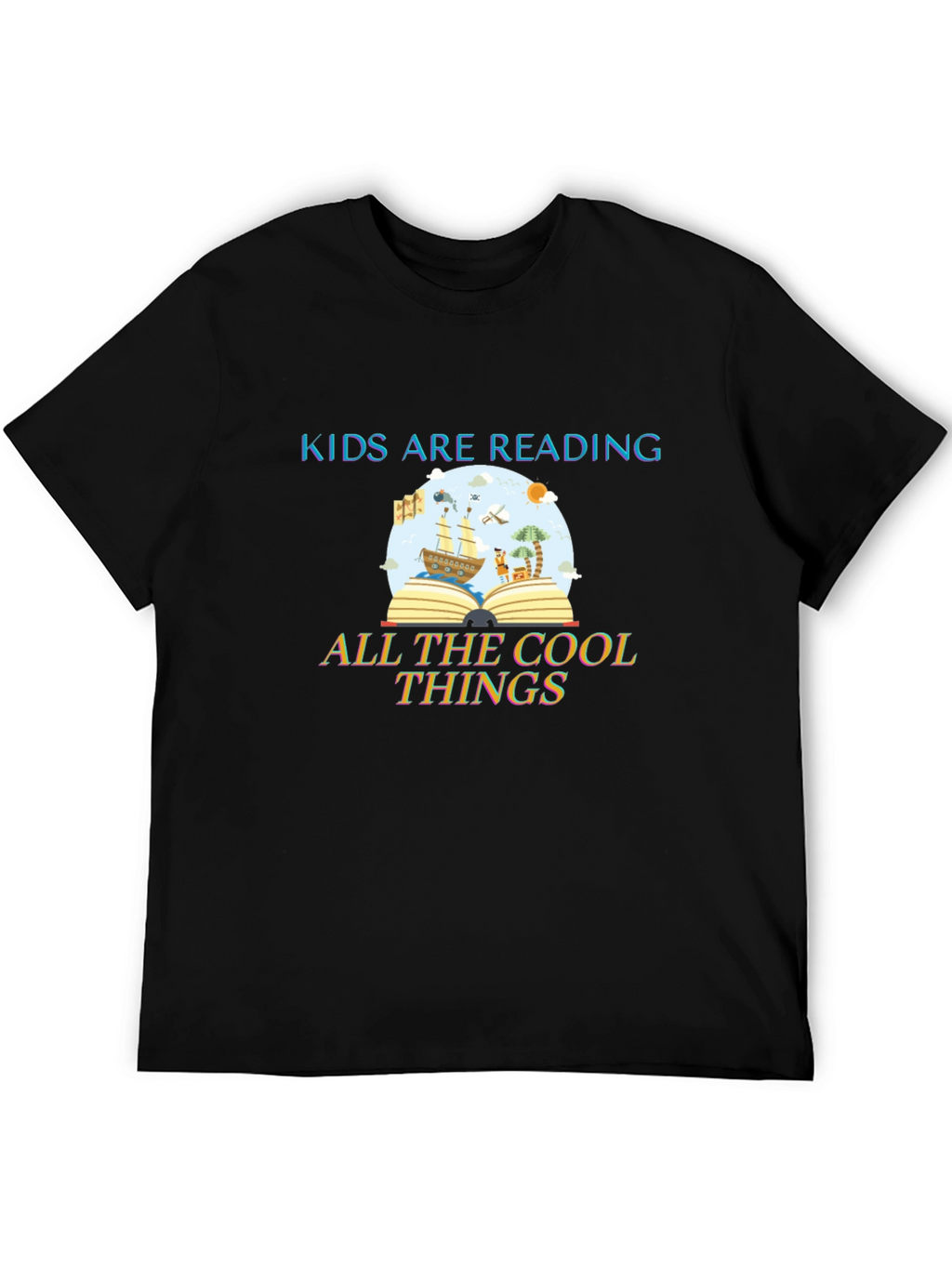 Kids Are Reading Cool Things Graphic T-Shirt