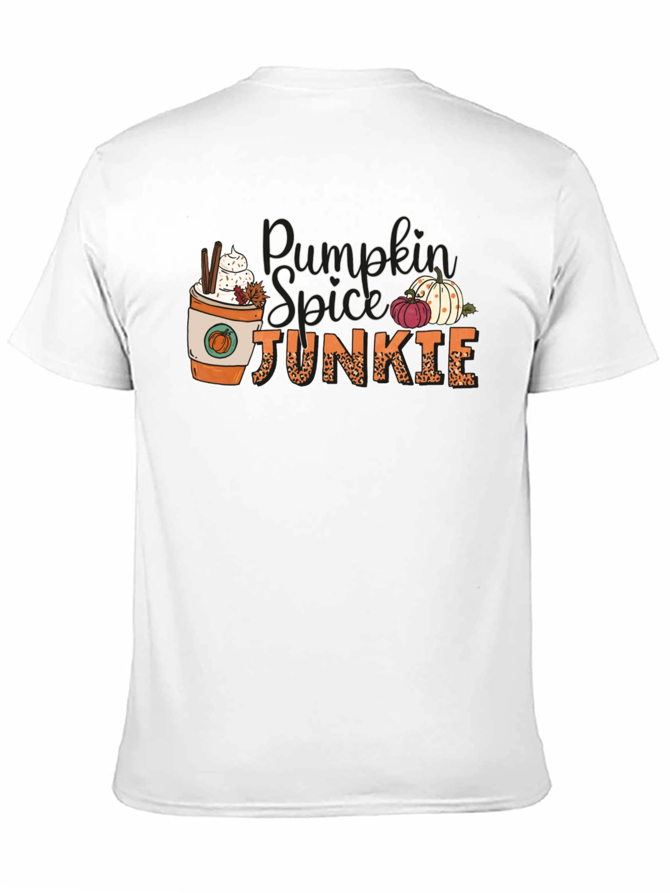 Pumpkin Spice Junkie Black Tee