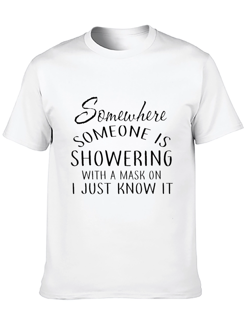 Humorous Showering T-Shirt