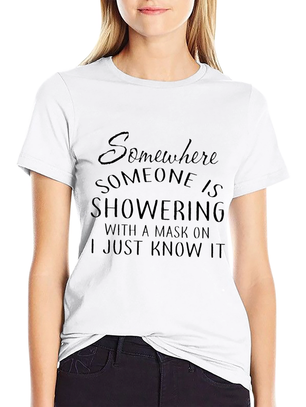 Humorous Showering T-Shirt