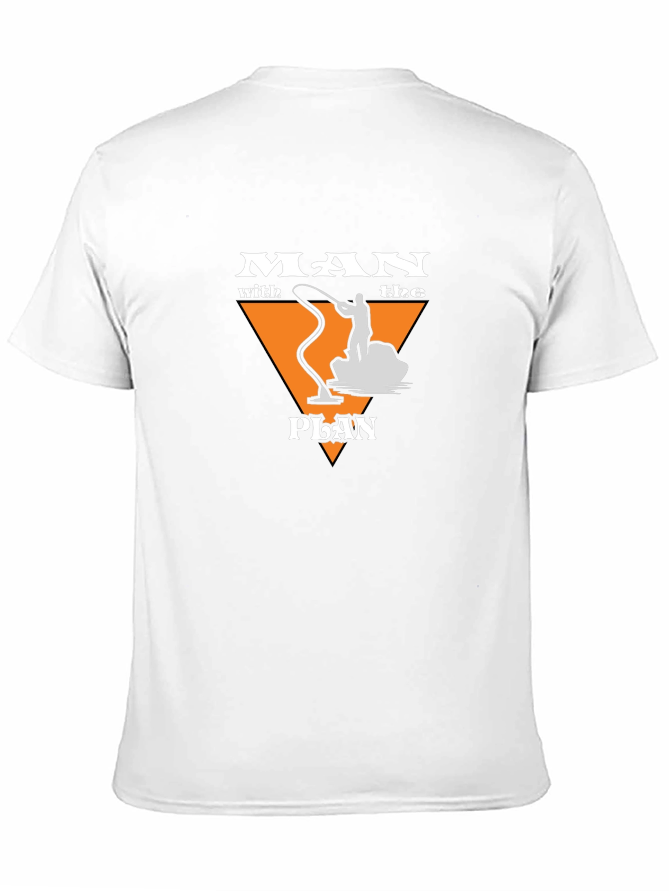 Man With The Plan Fishing Graphic T-Shirt