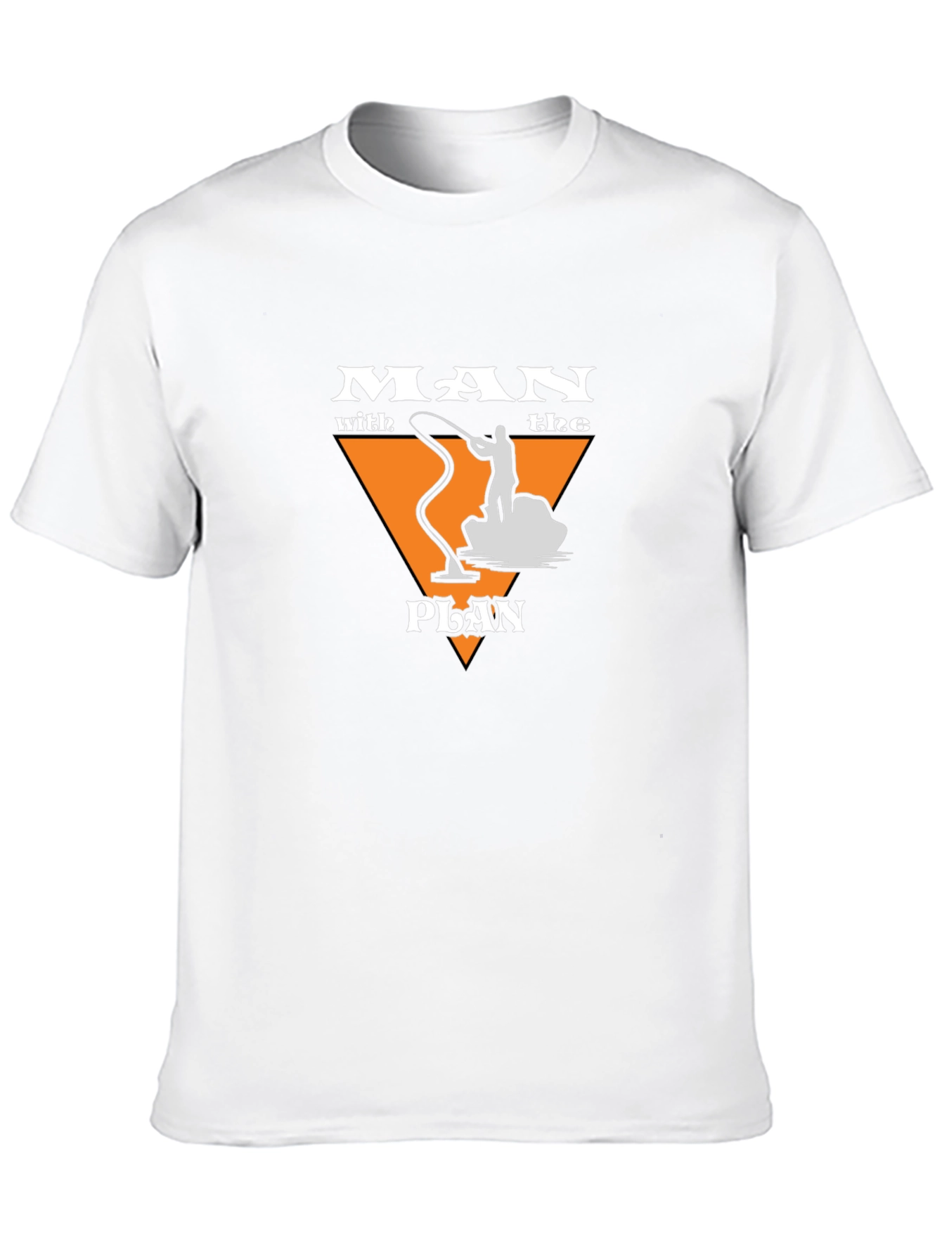 Man With The Plan Fishing Graphic T-Shirt