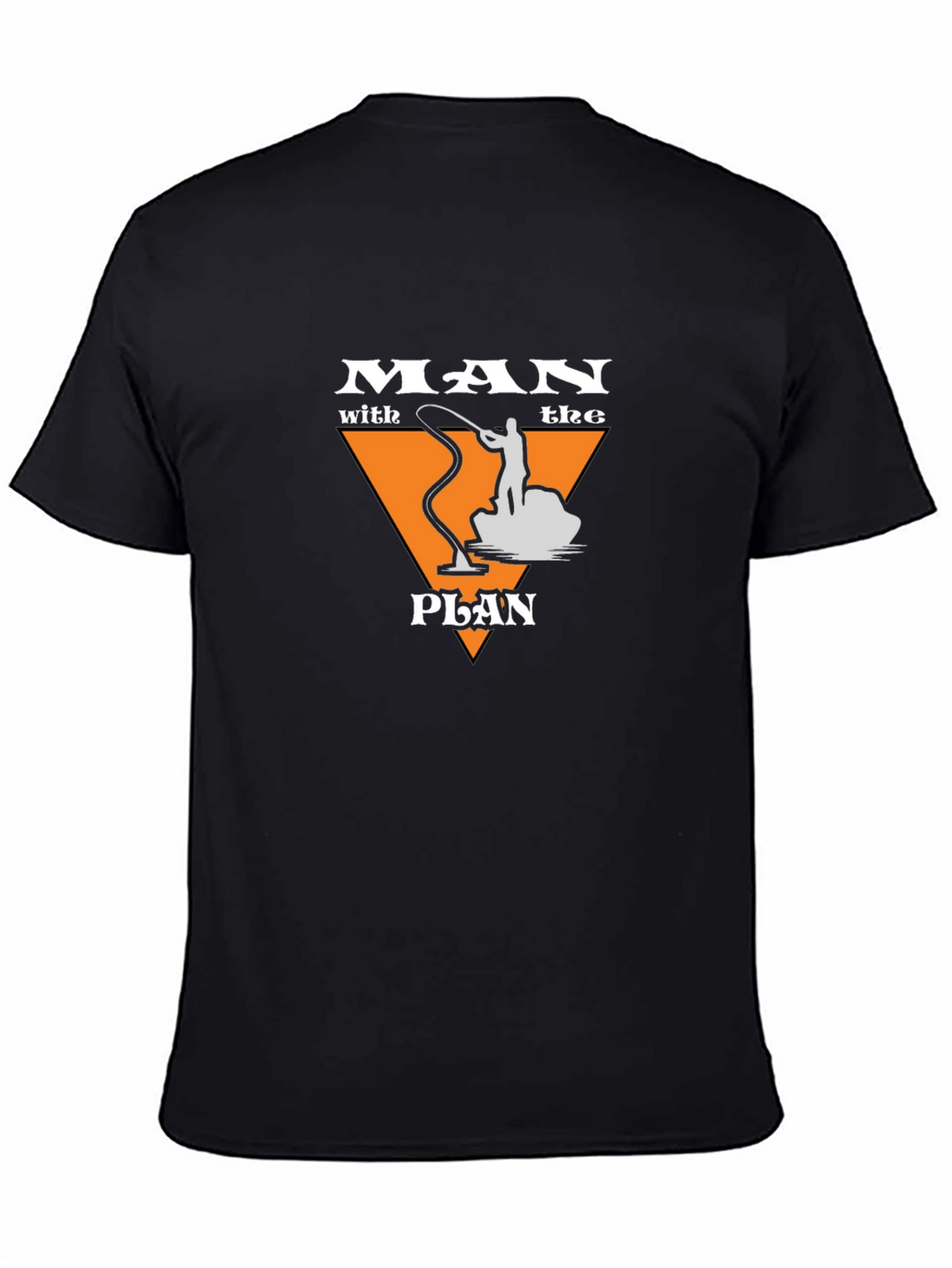 Man With The Plan Fishing Graphic T-Shirt