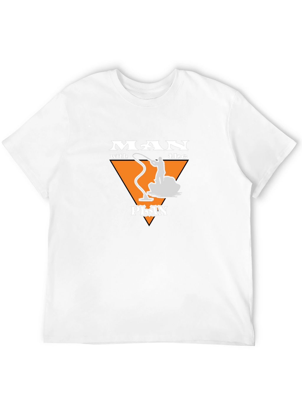 Man With The Plan Fishing Graphic T-Shirt