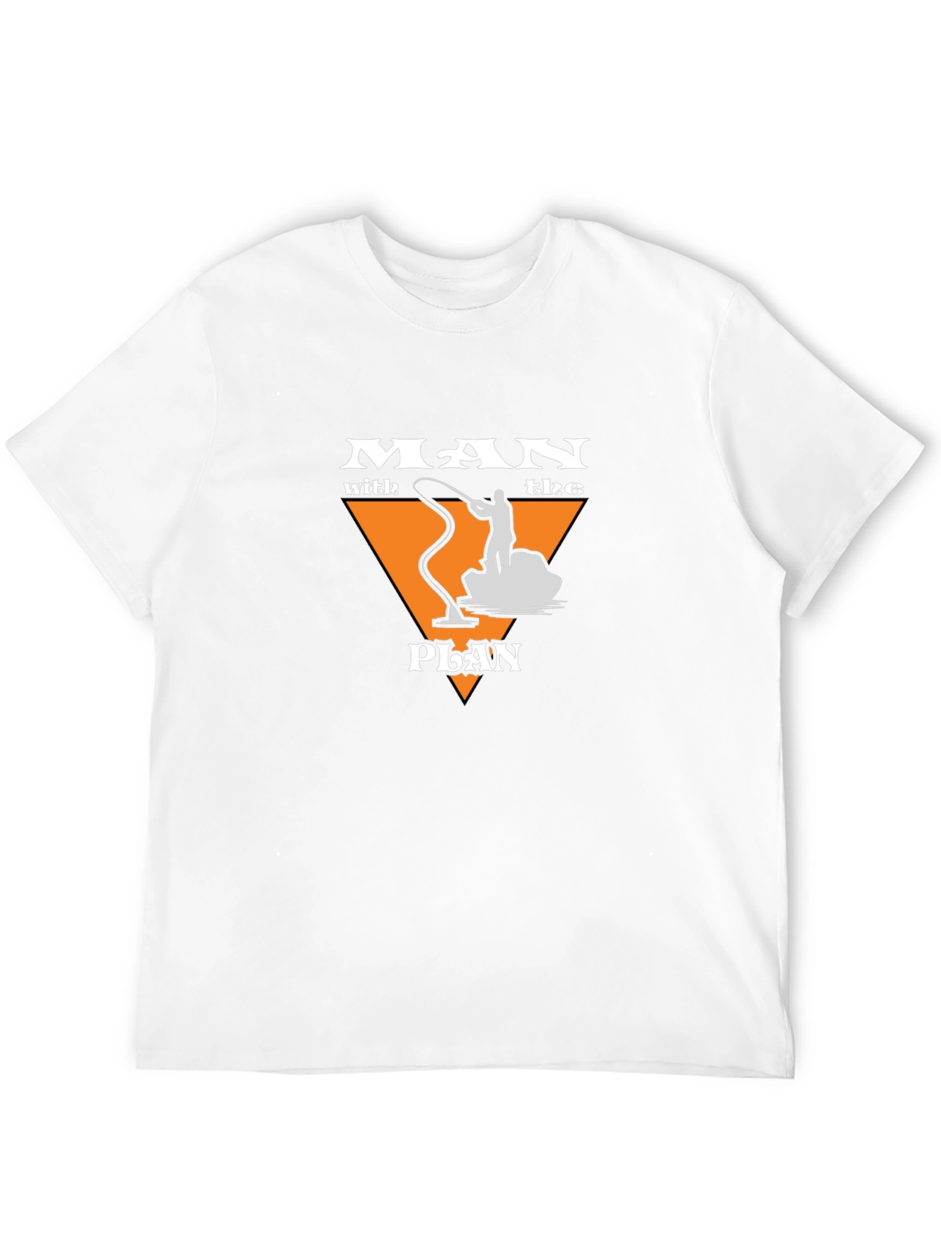 Man With The Plan Fishing Graphic T-Shirt
