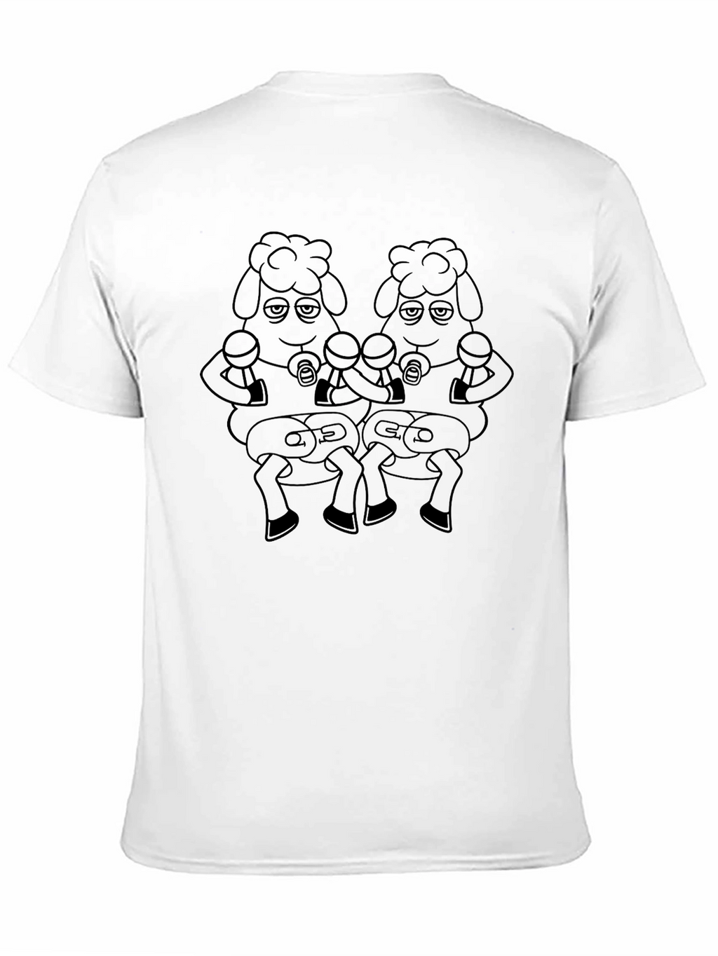 Cartoon Sheep Boxer T-Shirt