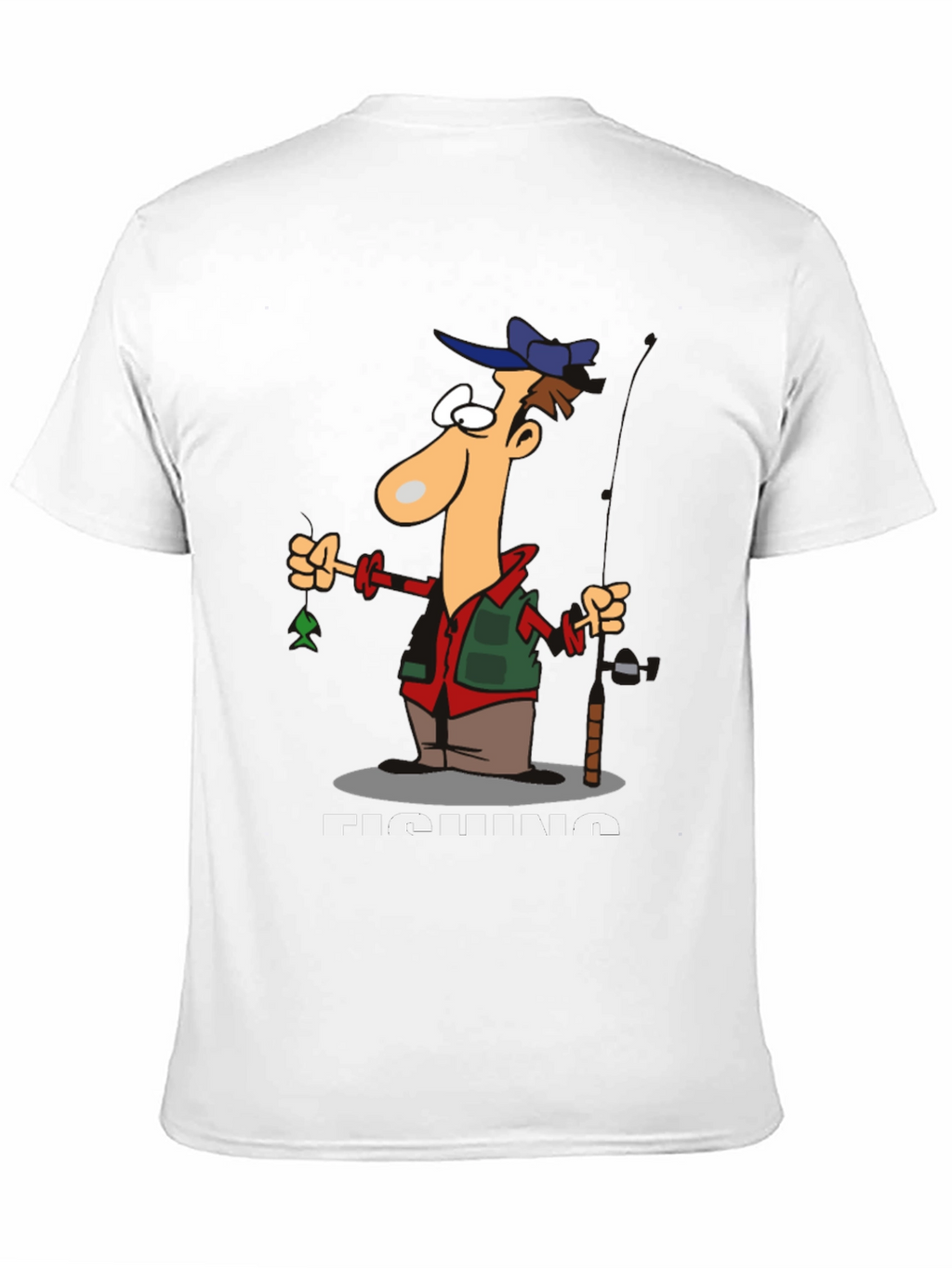 Funny Fishing Cartoon T-Shirt