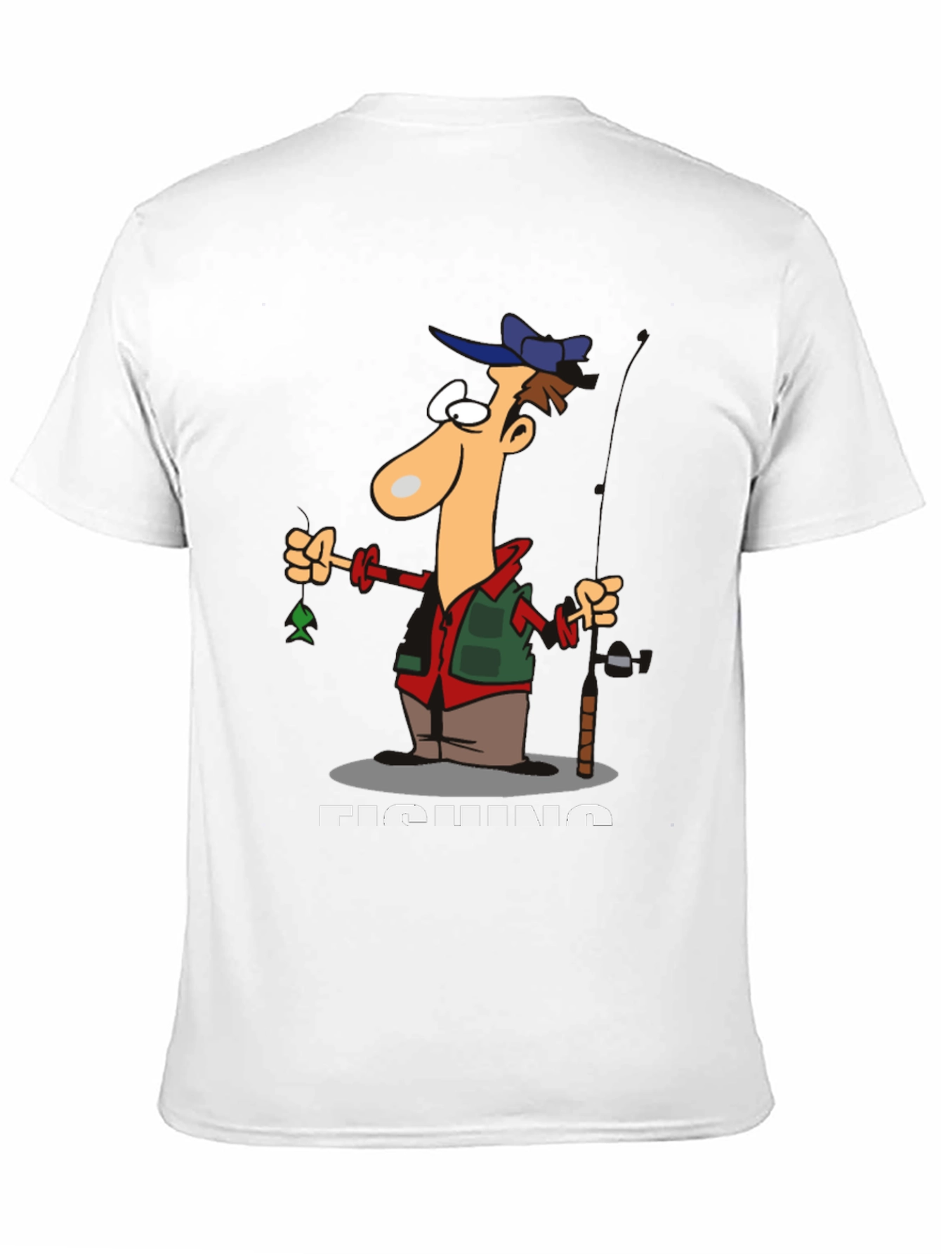 Funny Fishing Cartoon T-Shirt
