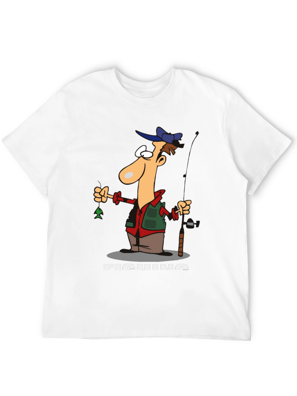 Funny Fishing Cartoon T-Shirt