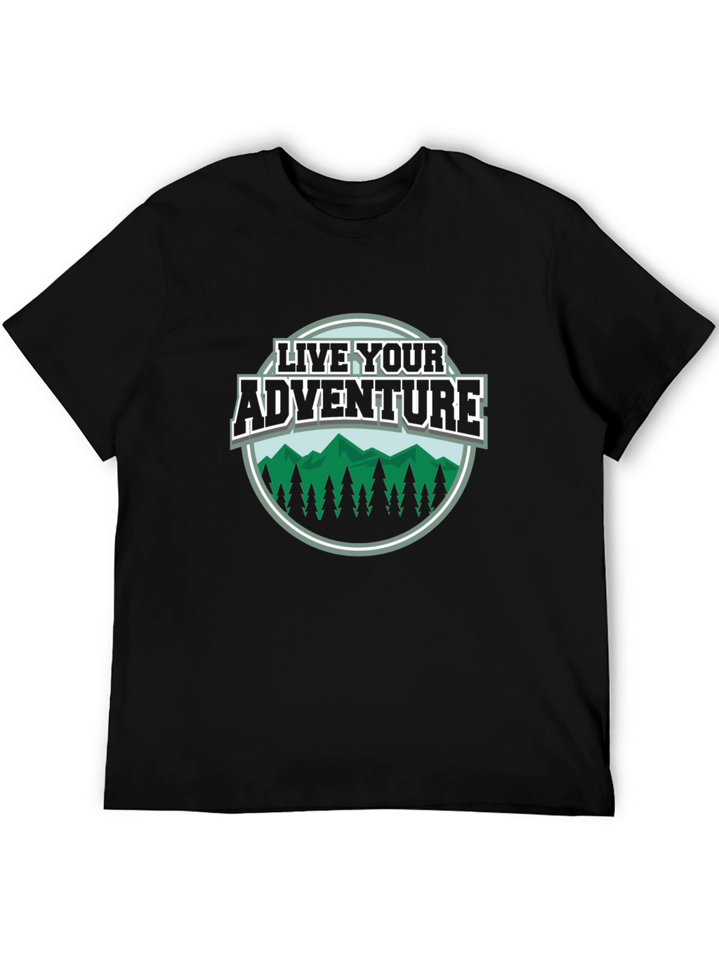 Live Your Adventure Graphic Tee - Black