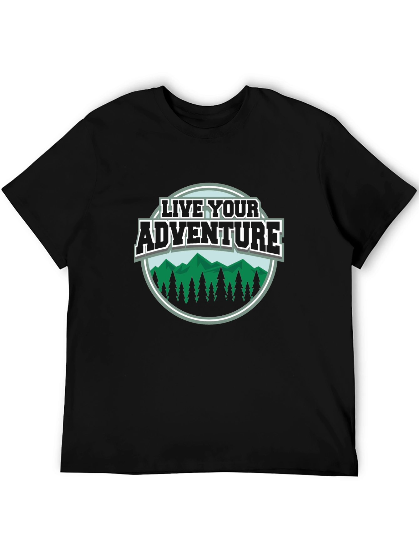 Live Your Adventure Graphic Tee - Black