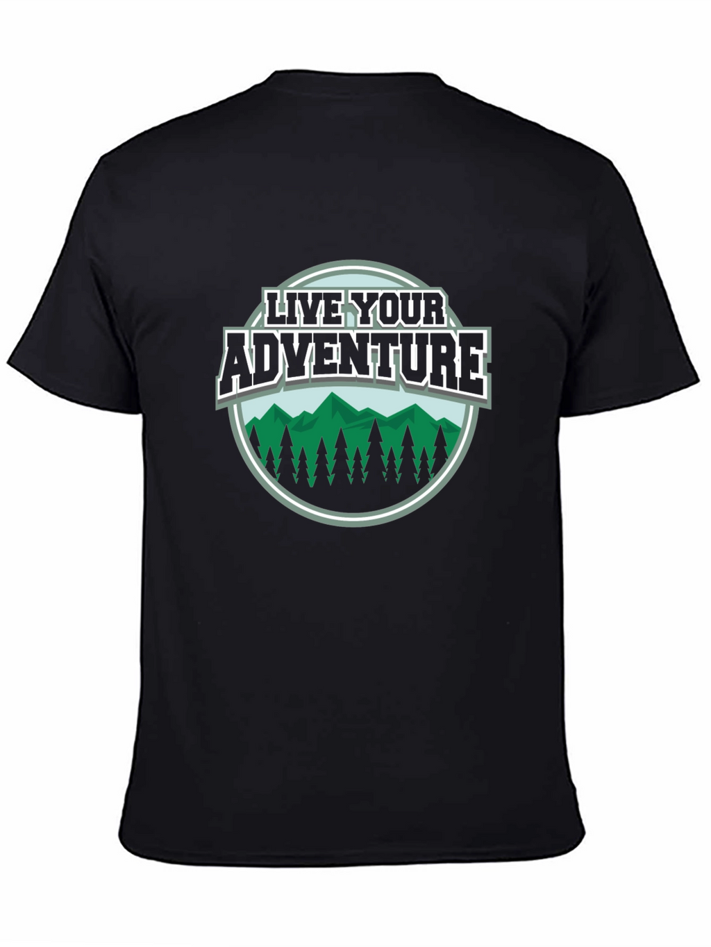 Live Your Adventure Graphic Tee - Black