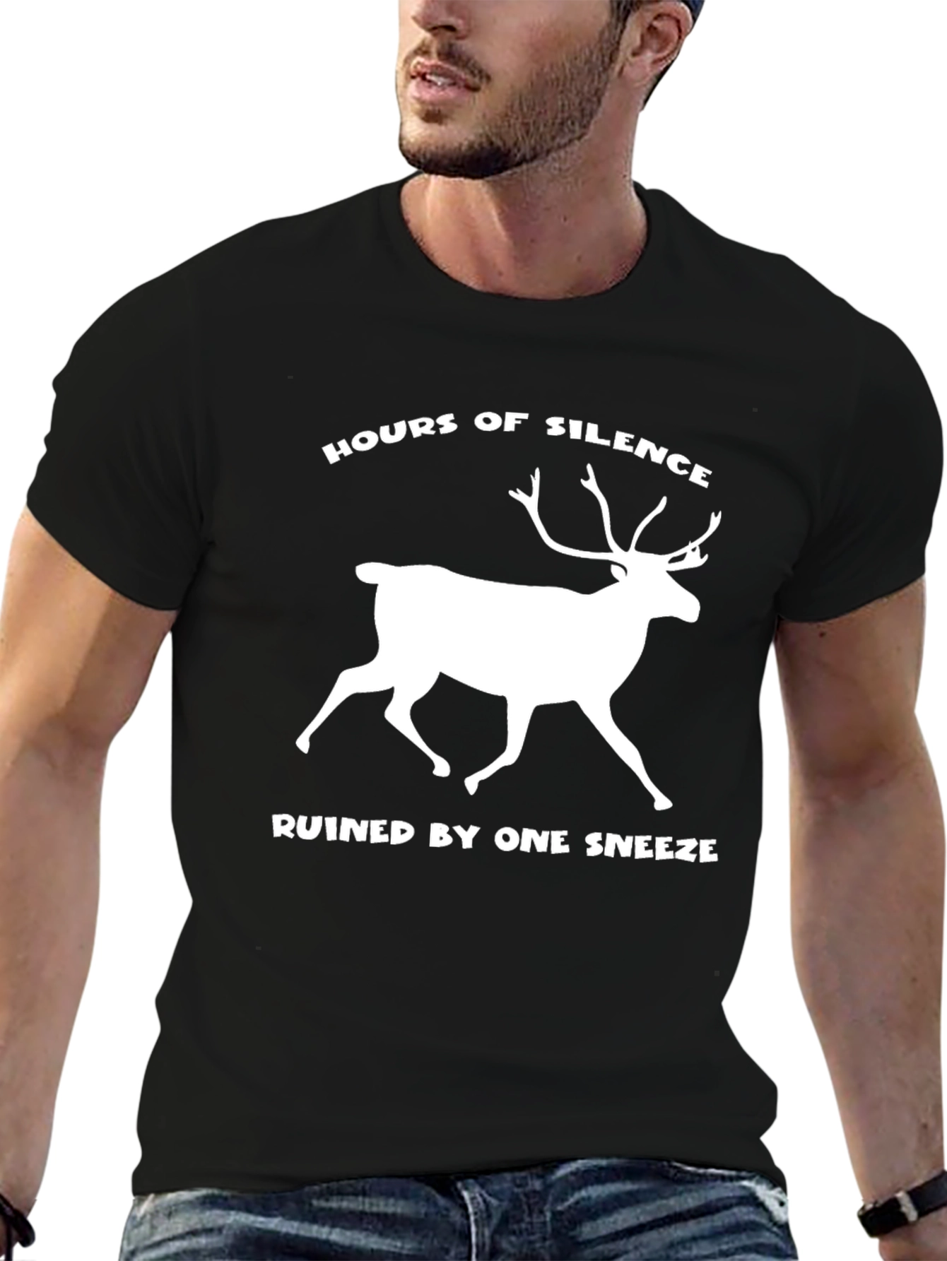 Hours of Silence Reindeer T-Shirt