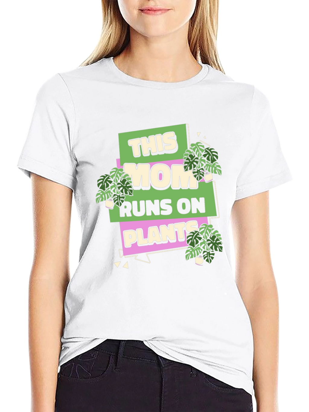 This Mom Runs On Plants T-Shirt