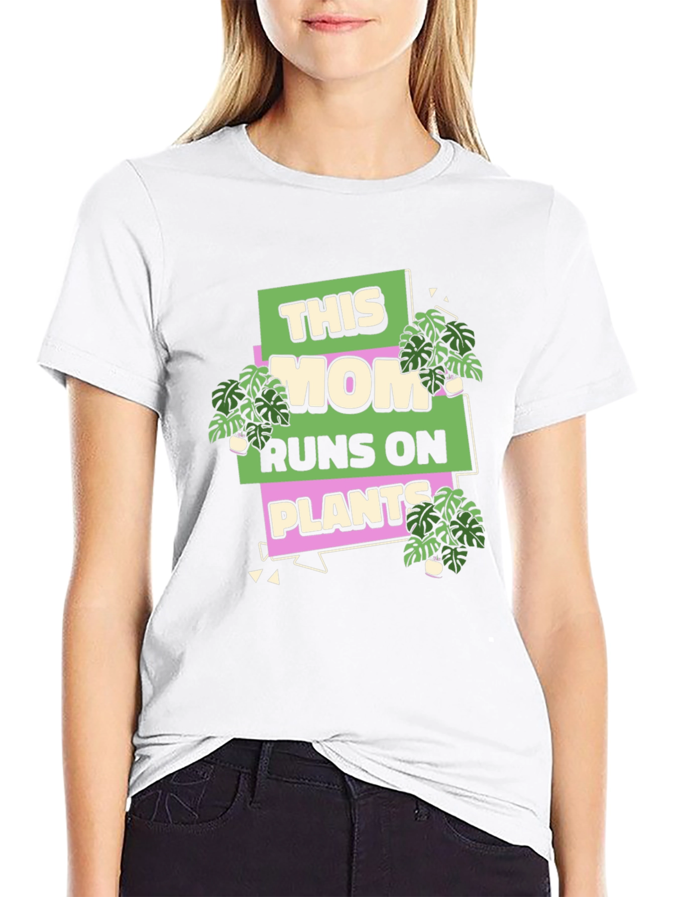 This Mom Runs On Plants T-Shirt