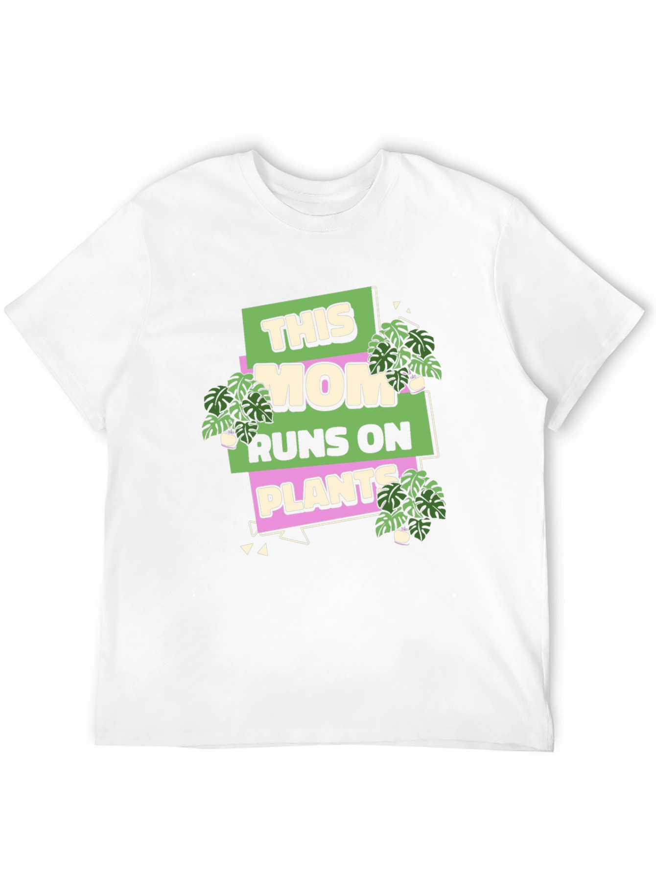 This Mom Runs On Plants T-Shirt