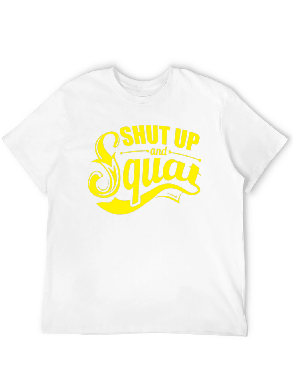 Shut Up and Squat Black Graphic Tee