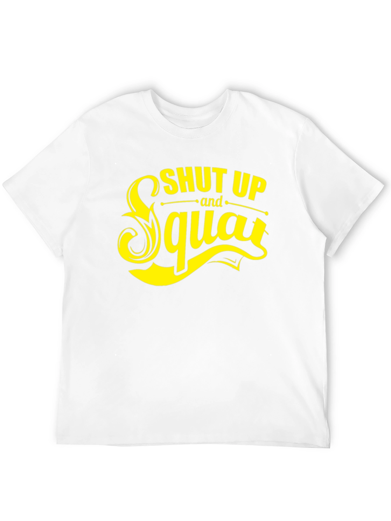 Shut Up and Squat Black Graphic Tee