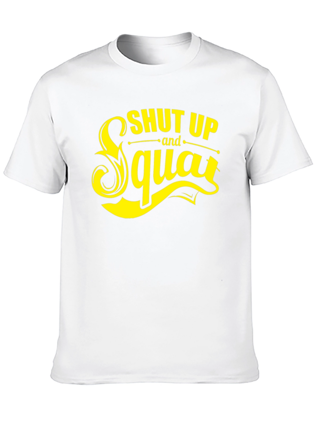 Shut Up and Squat Black Graphic Tee