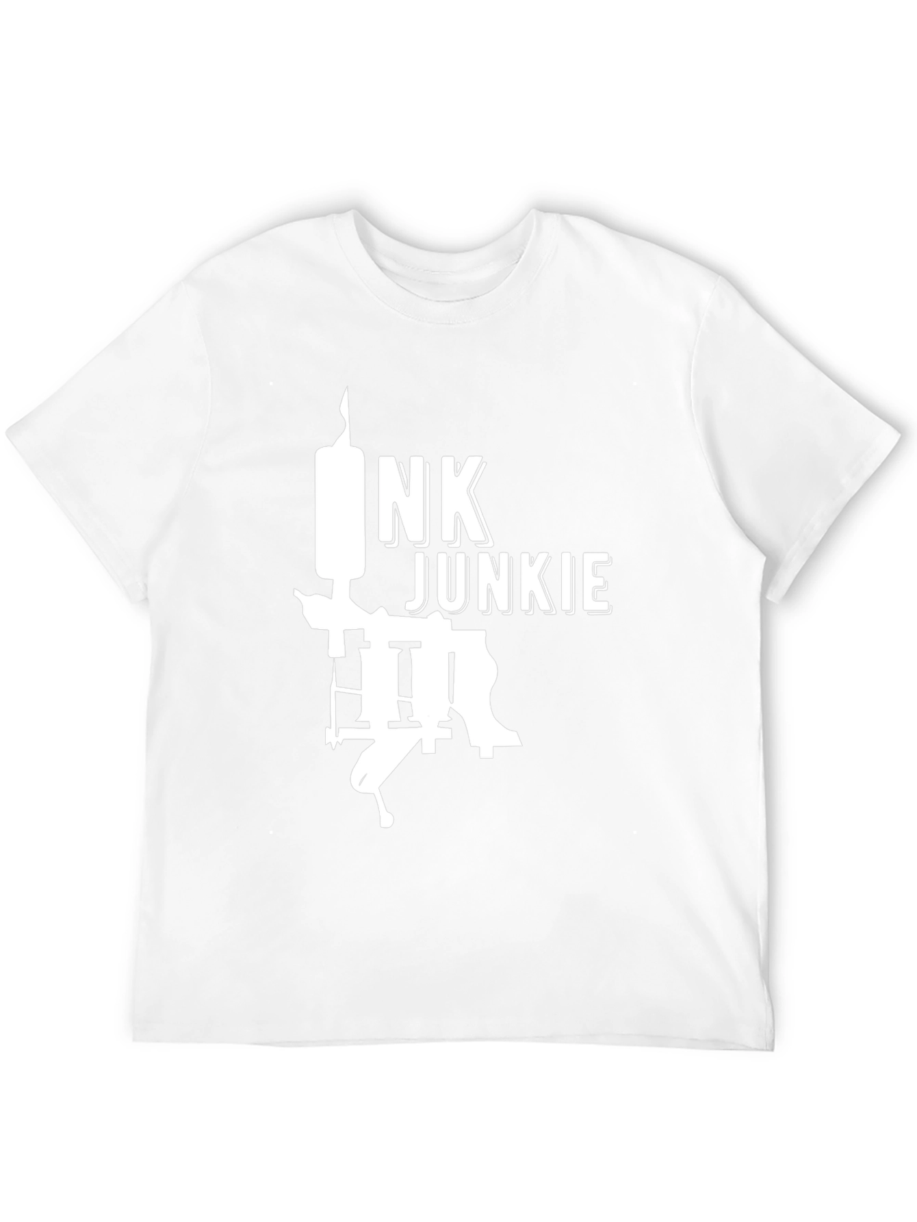 Ink Junkie Black Graphic Tee - Tattoo Lovers T-Shirt
